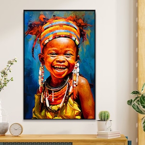 Arte africano, arte negro, arte imprimible, arte mural digital, descarga de impresiones artísticas, arte mural extragrande