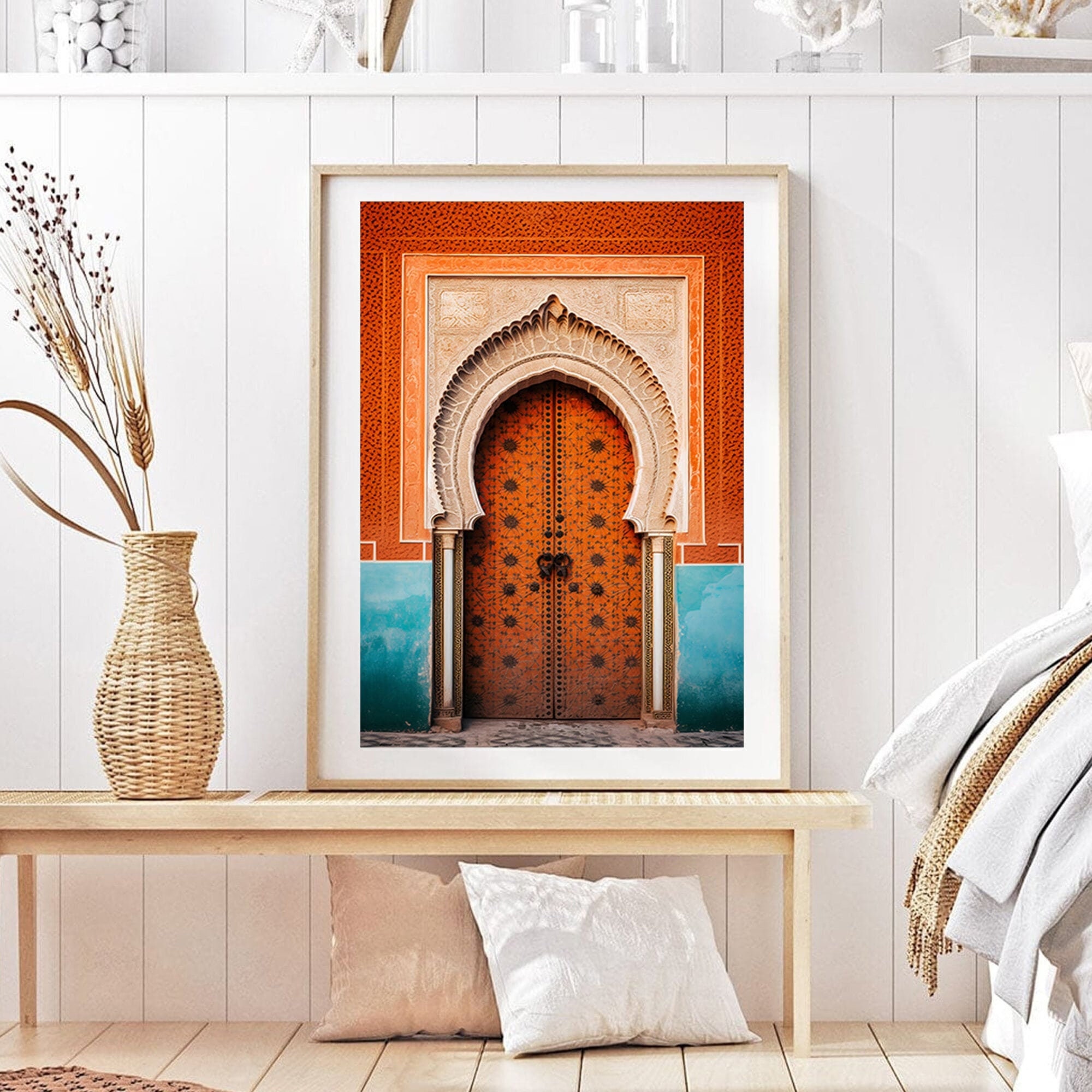 Moroccan Door Moroccan Product Morocco Oriental Art - Etsy