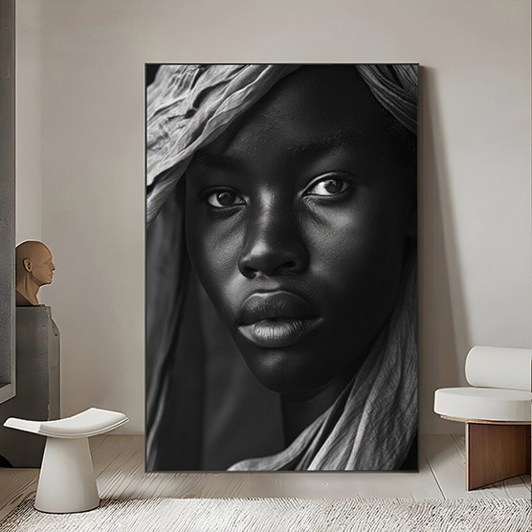 Bundle Set of 3 Prints , African Wall Art , Black Woman Art , Woman ...