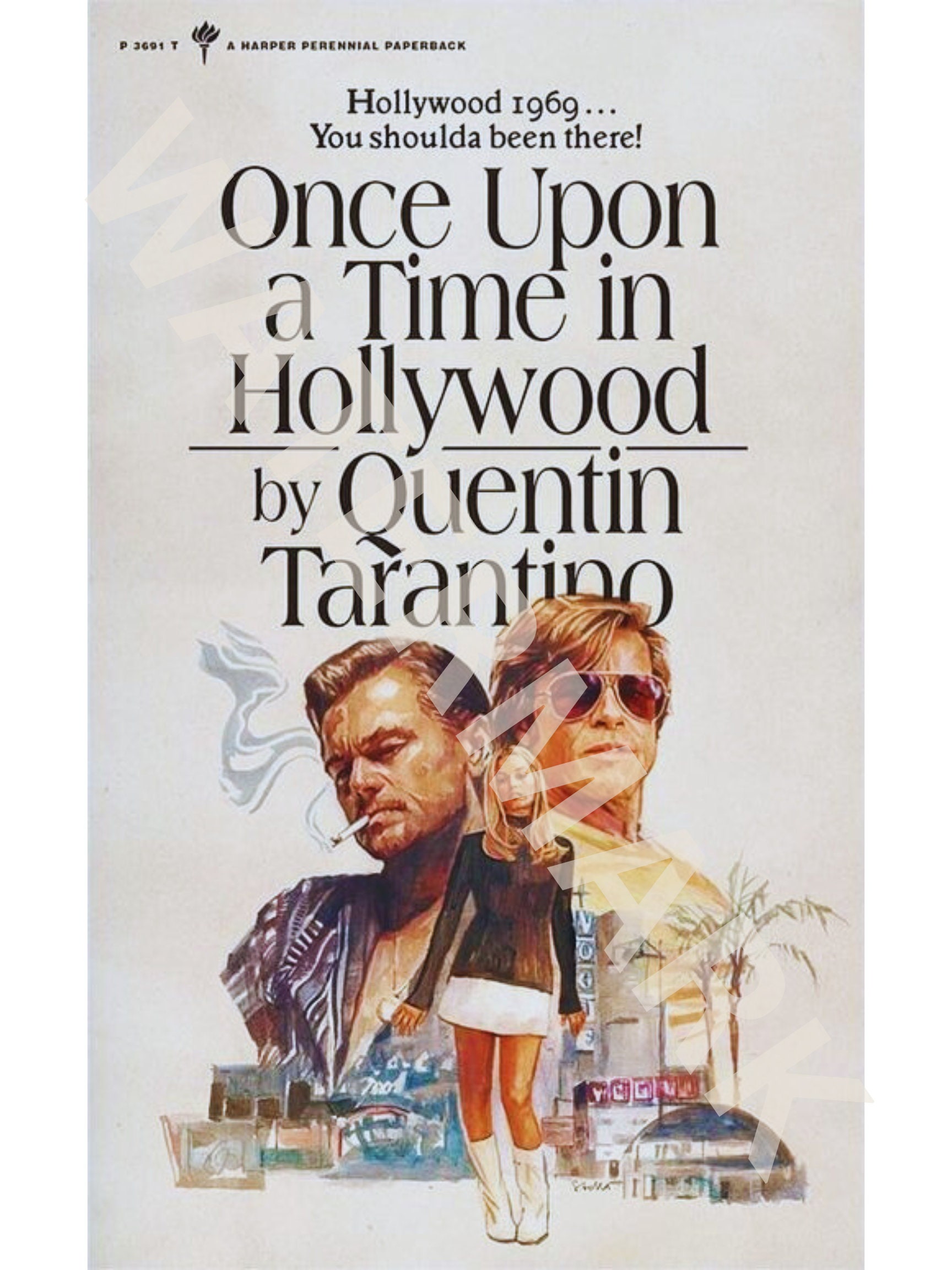 Once Upon A Time In Hollywood 2019 Margot Robbie Poster A5 A4 A3