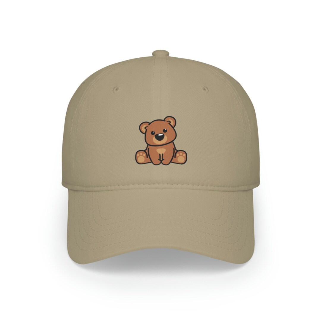 Cute Baseball Cap Teddybear Cap Etsy