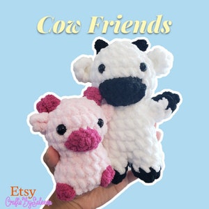 Crochet BABY Cow Friends Amigurumi - FULL CUSTOMIZATION