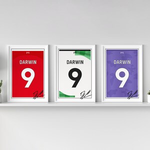 Darwin Nunez - Liverpool 23/24 Premier League Shirt Print