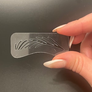 Nano Brow Stroke Stencils