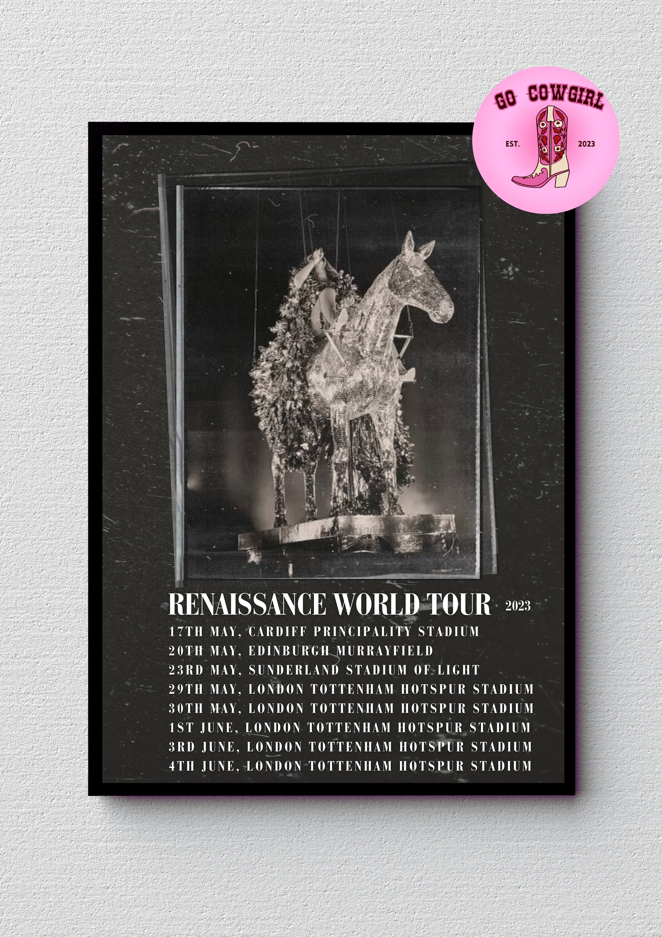 Beyonce Renaissance World Tour UK Dates Poster sold by Enchanting | SKU ...