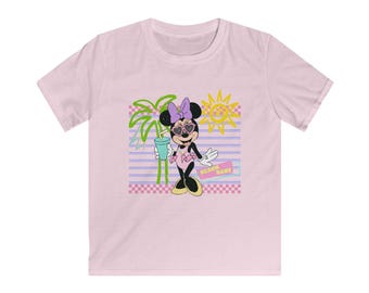 Minnie retro playera para niños