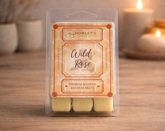 Beeswax Wax Melts – Flameless Home Fragrance Made with Beeswax & Coconut Oil | 25+ Scents