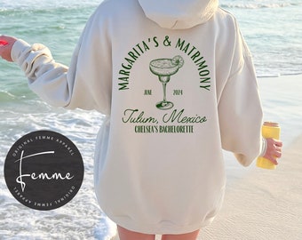 Bachelorette Merch, Destination Bachelorette Hoodie, Custom Name Crewneck Sweatshirt, Social Cocktail Club, Bridal Party Gifts, Wedding