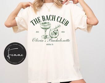 The Bach Club, Bachelorette Party Shirts, Last Toast, Custom Bachelorette, Personalized Girls Trip Shirts, Bridal Party Gifts, Sweatshirts