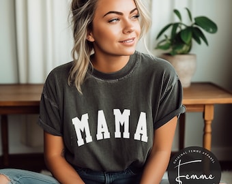 Mama Shirt - Comfort Colors -  Vintage Mama Shirt - Mothers Day Gift - Retro Mom Gift - Mom To Be