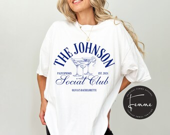 Bachelorette Merch , Charleston Bachelorette Shirts, Custom Name Tee, Cocktail Social Club, Bridal Party Shirt, Wedding