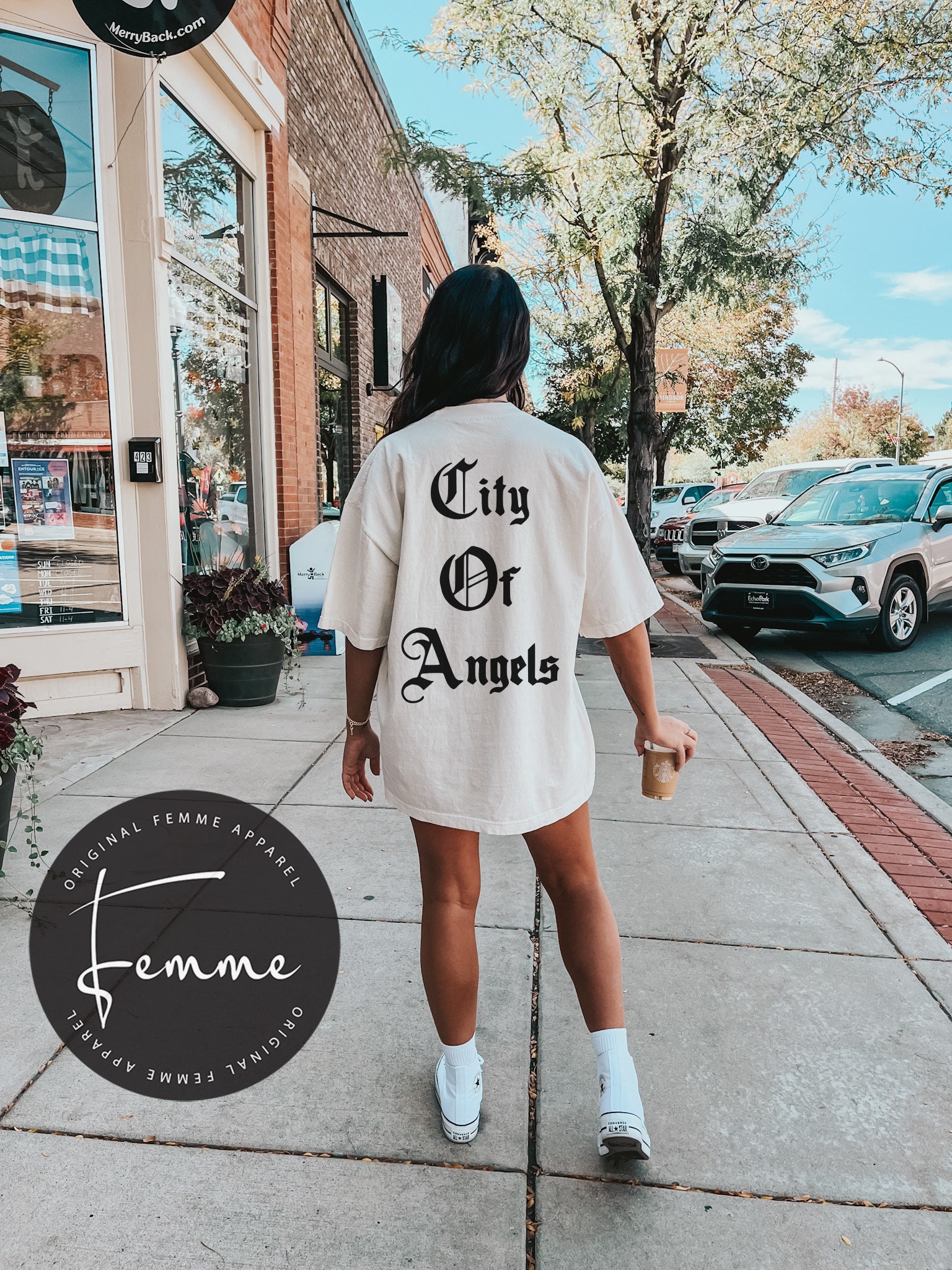City of Angels Tshirt - Los Angeles Shirt - California Crop Top