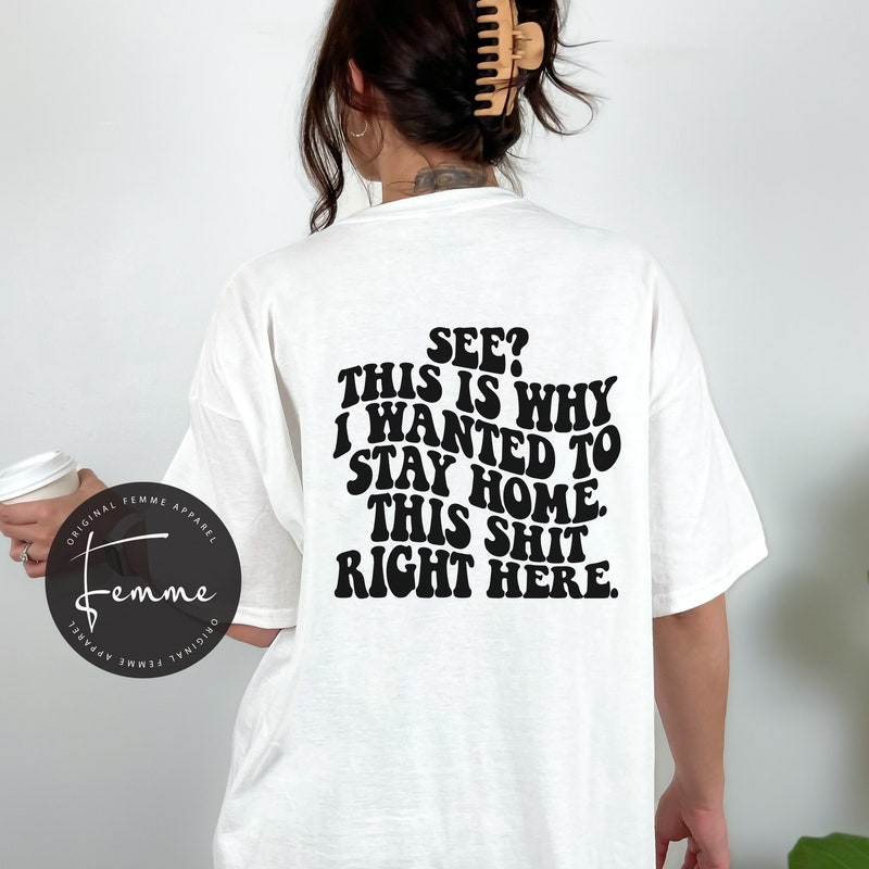 Women's Stay Home Stylish Long T-shirt