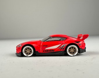 Toyota Supra MkV Hot Wheels (Modified w/ 2 PCs wheels + rubber tires)