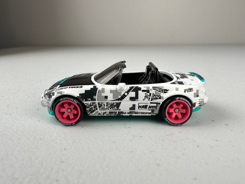 Mazda Miata MX5 NA Hot Wheels modified W/ Real Rubber Tires Etsy