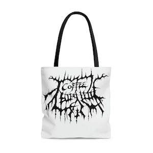 Black Metal Coffee Totebag