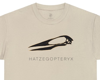 Pterosaur Hatzegopteryx Fossil Paleontology Unisex Heavy Cotton Tee