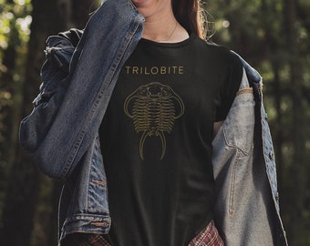 Trilobite Fossil  Paleontology Unisex Heavy Cotton Tee