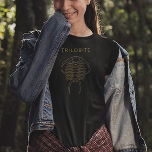 Trilobite Fossil  Paleontology Unisex Heavy Cotton Tee