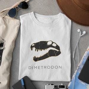 Dimetrodon Fossil Paleontology Unisex Heavy Cotton Tee
