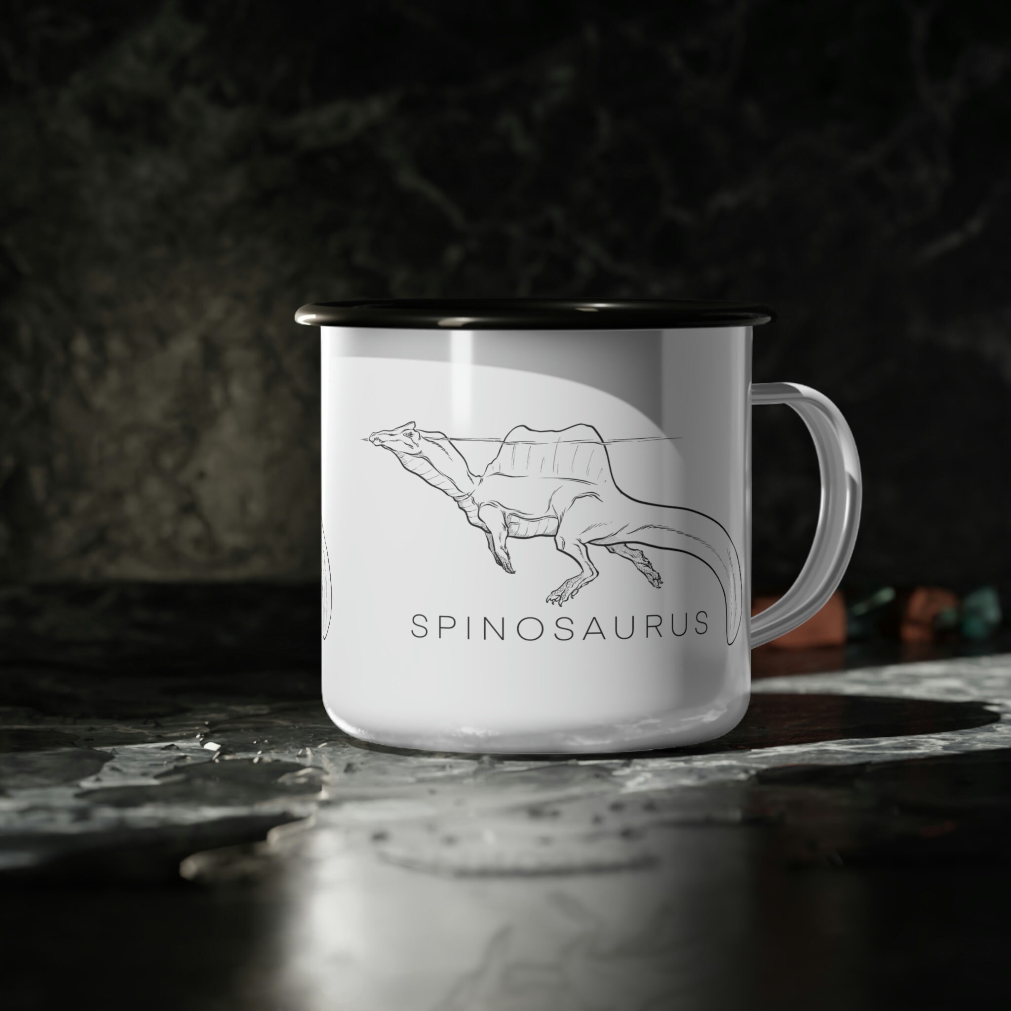 Spinosaurus Paleontology Camp Cup Illustrated Fossil Mug - Etsy, image size:2048x2048