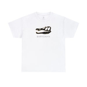 Baryonyx Fossil Paleontology Unisex Heavy Cotton Tee