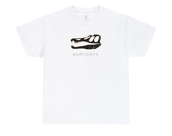 Baryonyx Fossil Paleontology Unisex Heavy Cotton Tee