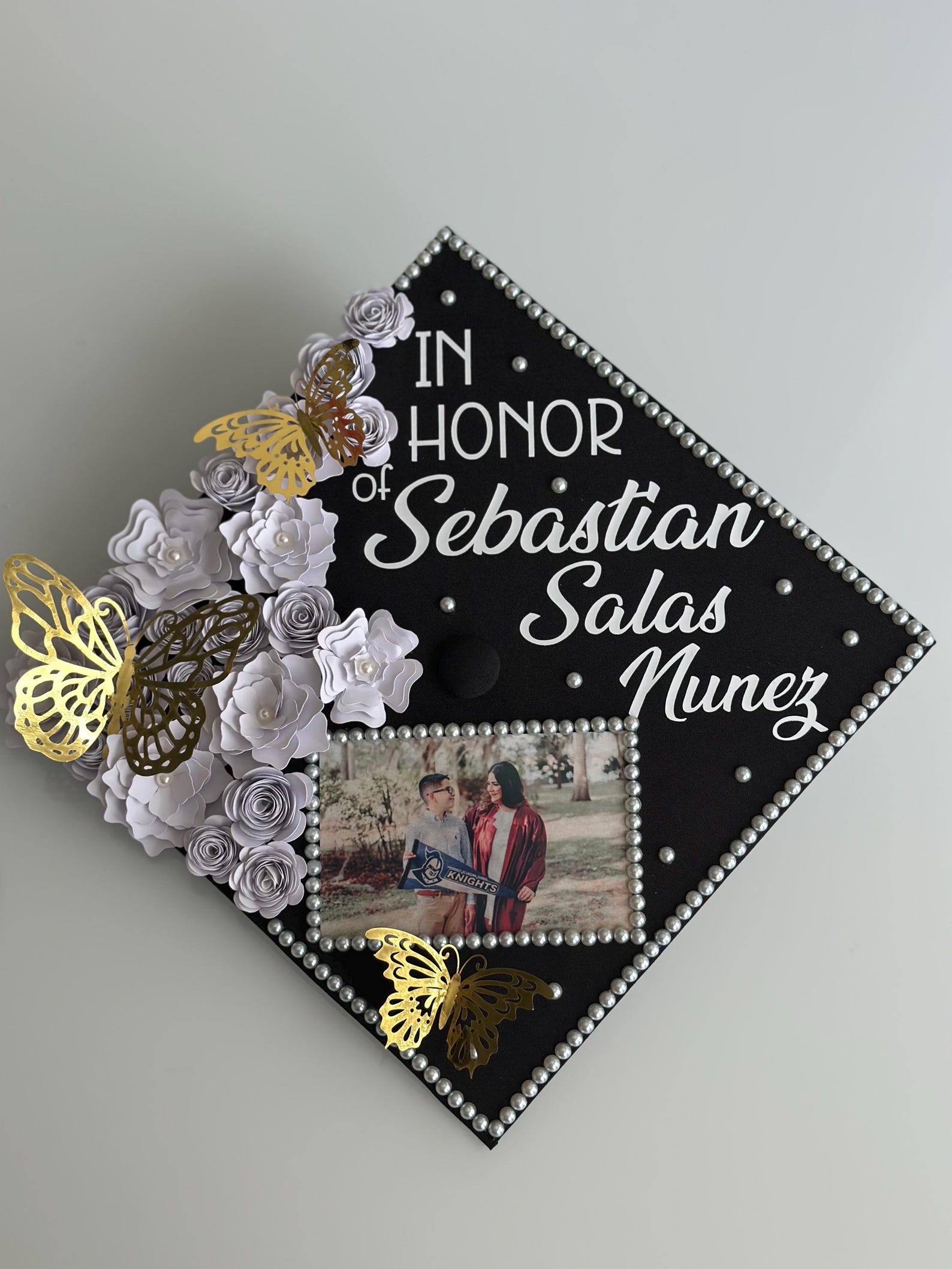 Custom Rhinestone Graduation Cap Topper: Handmade Bling Decoration - Etsy