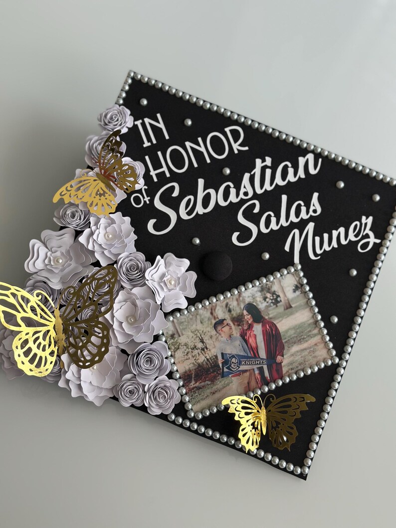 Cal Poly Rhinestone Grad Topper Custom Rhinestone Graduation Cap Topper: Handmade Bling Decoration - Etsy