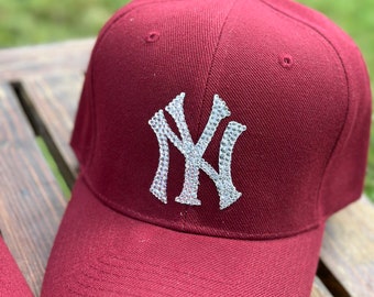 Rhinestone Baseball Hat, Personalized Hat, Baseball Team