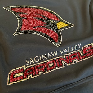 Custom Bling Hoodie: Personalized Rhinestone Design