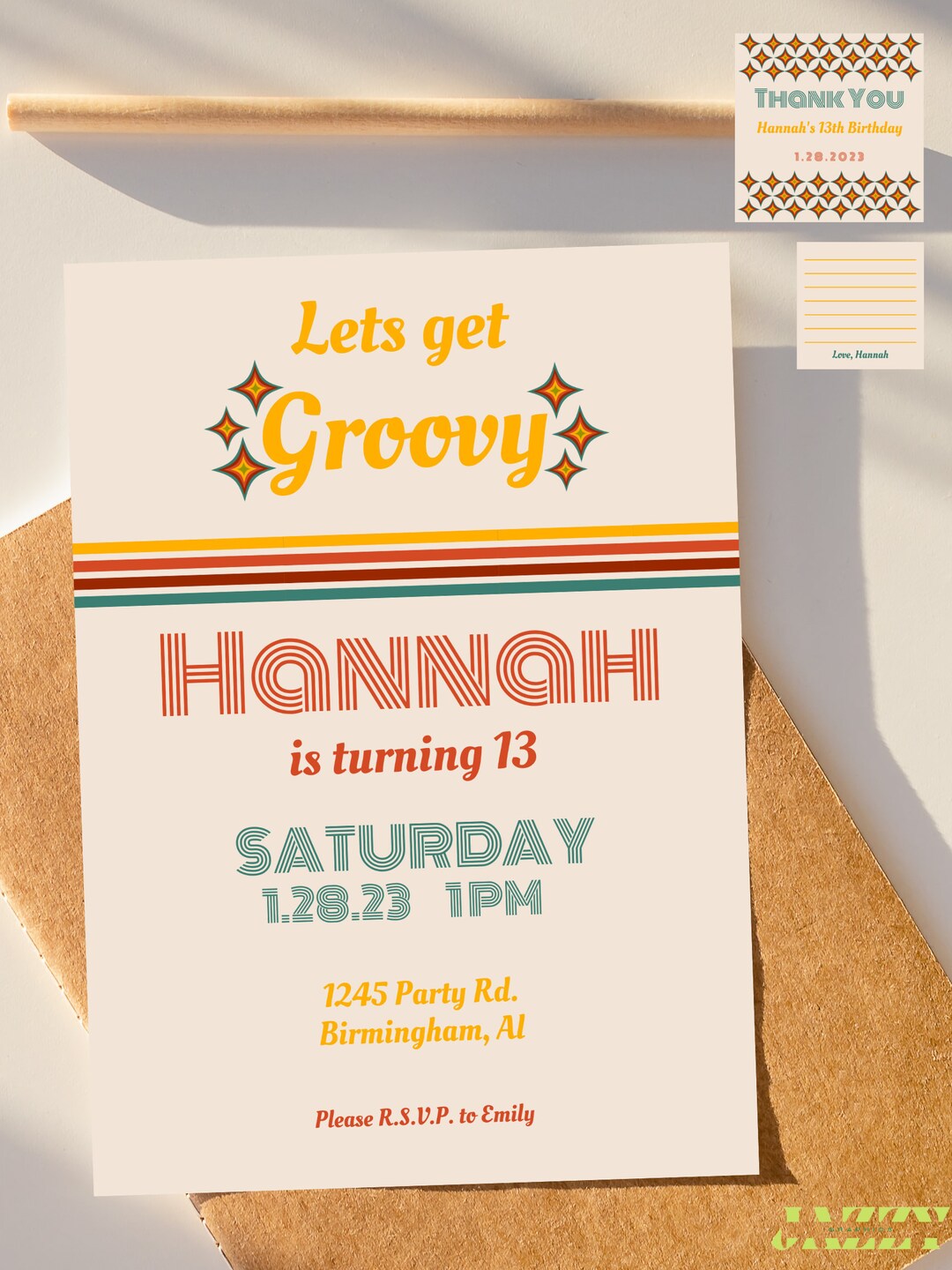 INVITATION Template, Invitation Download, Birthday Party Invitation