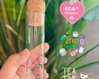Glass Infuser Herabl Tea Strainer with Cork