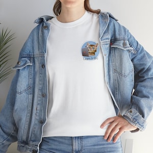 Heavy Cotton Tee With Front & Back Patterns