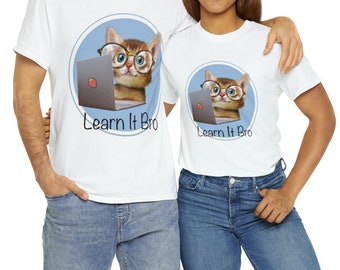 Heavy Cotton Tee With Front Pattern