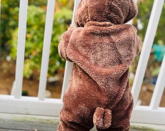 Teddy Jumpsuit Target Baby Bear Onesie Cute Bear Winter Baby