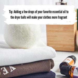 Boules de séchage en laine : 100 % laine de Nouvelle-Zélande, sans produits chimiques, lot de 6 image 11