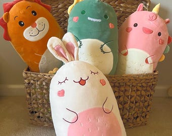 Squishy Stuffed Animal Pillow – Cute Plush Sleeping Cushion