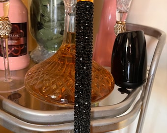 Bling Gehstock individuell gesetzte Steine schwarz