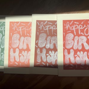 Happy Birth-yay Sprinkles Card + Envelope (Pack of 4)