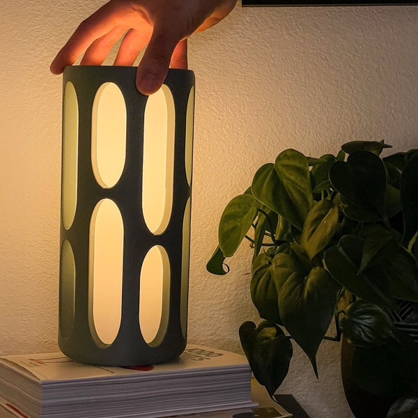 Amoeba Table Lamp with Warm LED Bulb