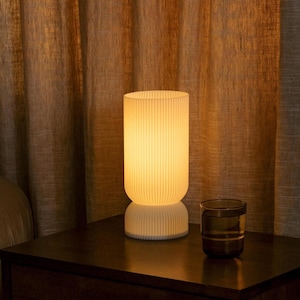 Stance Table Lamp: Dimmable Warm LED Light, Modern Design