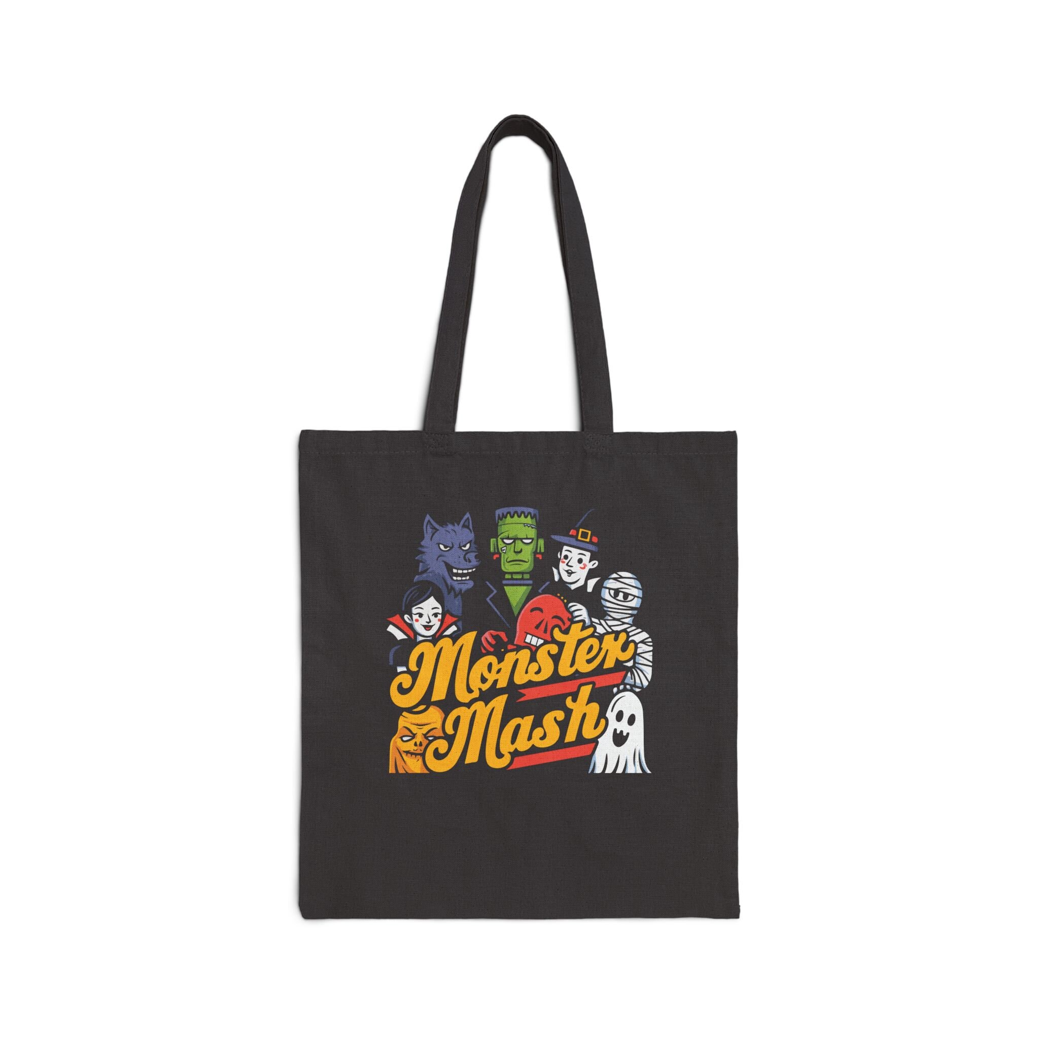 Retro Monster Mash Halloween Cotton Tote Bag - Etsy