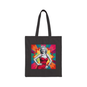 Marilyn Pop Art Tote Bag - Iconic Reusable Shopping Bag, Vibrant and Stylish