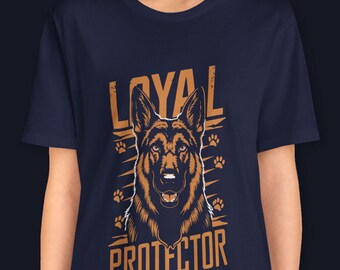 German Shepherd Pride T-Shirt - Loyal Protector Dog Lover Tee, Pet Enthusiast Apparel