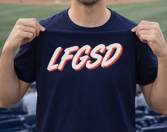 LFGSD T-Shirt, San Diego Baseball Games, City Representation Tee