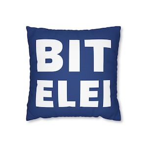 Funny Bit Elei Spanish for Beat LA Spun Polyester Square Pillow Case
