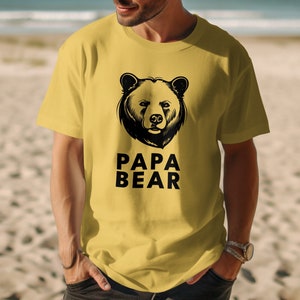 Papa Bear | Funny Gift | Father's Day | Gildan | Unisex T-Shirt Design