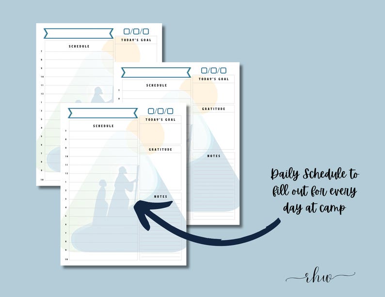 2026 Girls Camp Bundle | PDF | CANVA EDITABLE | Walk With Me | Resource ...