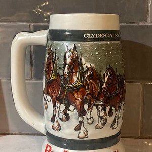Budweiser Holiday Beer mug
